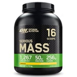 Optimum Nutrition Serious Mass Protein Powder High Calorie Mass Gainer with Vitamins, Creatine Monohydrate and Glutamine, Banana, 8 Servings, 2.73kg, Packaging May Vary