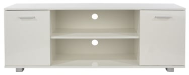 Hilo White High Gloss 2 Door Widescreen TV Unit