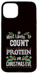 iPhone 15 Plus Most Likely to Count Protein on Christmas Eve Funny Gymbro Case