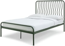 Habitat Wave Double Metal Bed Frame - Green