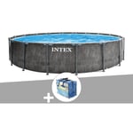 Kit piscine tubulaire Intex Baltik ronde 5,49 x 1,22 m + Bâche à bulles