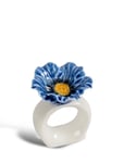 Byon Napkin Ring Poppy 2Pcs/Set Blå