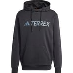 adidas Terrex MT Logo Hettegenser Herre - Svart - str. M