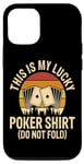 Coque pour iPhone 12/12 Pro Jeu de cartes de poker Jetons de jeu Bluff