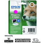 Genuine Epson T1283 Magenta Fox Ink Cartridge for Stylus SX430W SX435W