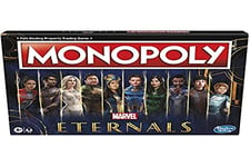 Monopoly : édition Marvel Studio's Eternals, Jeu de Plateau pour Les Fans de Marvel, Jeu pour Enfants, à partir de 8 Ans