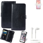 CASE FOR Samsung Galaxy A04e FAUX LEATHER + EARPHONES PROTECTION WALLET BOOK FLI