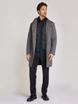 Calvin Klein Wool Blend Car Coat, Mid Grey