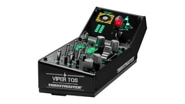 Thrustmaster VIPER Panel Nero USB Joystick + leva di controllo del motore PC