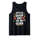 EILEEN Personalized Retro Girls Custom EILEEN Name Tank Top