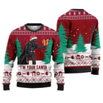 Santa Darth Vader Jul Ugly Sweater Star Wars The Mandalorian Men Pullover Kläder Höst Vinter Dam Sweatshirt style 4 XXXL