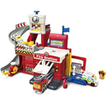 Vtech Toot-Toot Interactive Light and Sound Drivers Fire Station and Vehicle