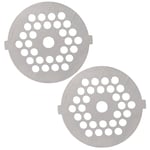 AU (5mm 30 Holes)2Pcs Electric Mincer Stainless Steel Grinding Plate Round HG