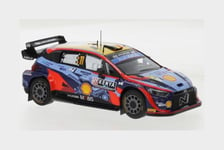 1:43 IXO Hyundai I20 Coupe Wrc Mobis #11 Rally Safari 2022 T.Neuville RAM855.22