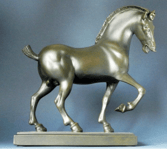 Figurine Cheval de Léonard de Vinci Petite Statue Décoratif Figurines Collection