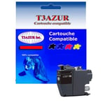 T3AZUR - Cartouche compatible Brother LC3217 XL Noire (avec puce)