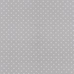 By the Metre Polka Dot PVC Silver with Anti Bacterial Coating