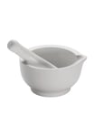 Maxwell & Williams White Basics Pestle Mortar Set, Porcelain, White, 12 x 12 x 10 cm