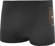 Speedo Pocket Aquashort AM Slips de Bain Homme, Noir et Orange (Mango), 38