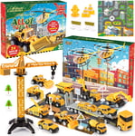 MDINGTD Kids Advent Calendar 2024, Toys Cars for 3 4 5 6 7 Year Old Boys Advent