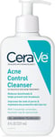 CeraVe Face Wash Acne Treatment | 2% Salicylic Acid Cleanser with Purifying Clay