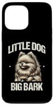 Coque pour iPhone 13 Pro Max Little Dog Big Bark Poméraniens Chien Poméranien