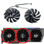 Remplacement De La Carte Holo Fouling,Revenu Du Ventilateur,92s2u,Cf9015h12s,Zotac Geforce Rtx3070,3070ti,3080,3080ti,3090 Médailles, - Type Middle Left Fan