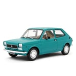 FIAT 127 3P 1972 BLUE 1:18 Laudo Racing  Die Cast Modellino