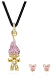 Swarovski 5691945 Good Luck Trolls Necklace and Stud Jewellery