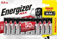 Energizer 16X Bateria Energizer Max Aa Lr6 /16 Eco Cena Za Blister 16Szt.