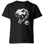 Jurassic Park T Rex Kids' T-Shirt - Black - 5-6 Years - Black