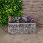 Trough Slate Planter (60cm) Plastic Plant Pot