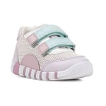 Geox Baby B IUPIDOO Girl A First Walker Shoe, Pink Lilac, 3 UK Child