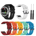 Ersättningsrem för Garmin Fenix 5s Plus 6s Pro Silikon 20 mm Smartwatch Armband Yanqing- Perfet Yanqing 16.5*6*1