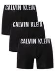 Calvin Klein Men's BOXER BRIEF 3PK Boxer Briefs, BLACK, M