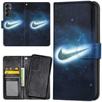 Samsung Galaxy A15 - Plånboksfodral/Skal Nike Yttre Rymd