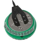 Vhbw - NiMH pile bouton de remplacement pour type 1/V80H 2 épingles 80mAh 1,2V convient pour les batteries de modélisme etc.