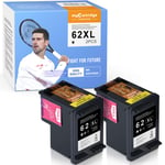 MyCartridge PHOEVER 62XL Re-manufactured Compatible with HP 62 XL Ink Cartridges Black Cartridges for HP Envy 5540 5545 5548 5640 7640 HP OfficeJet 250 200 5740 5742 Printer Cartridges