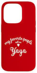 iPhone 14 Pro My Favorite People Call Me YAYA Greek Grandma Greece yiayia Case