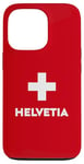 iPhone 13 Pro Switzerland Flag Helvetia Suisse Swiss Schweiz White Red Case