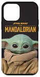 Coque pour iPhone 12 mini Logo Star Wars The Mandalorian et Grogu