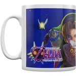 The Legend Of Zelda Majora's Mask Månmugg En Storlek Vit/Blå/ White/Blue/Green One Size