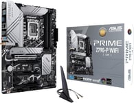 PRIME Z790-P WIFI-CSM - Carte mère PRO Intel Z790 LGA 1700 ATX (PCIe 5.0, 3 x M.2, 14+1 DrMOS, DDR5, Intel WIFI 6, Realtek 2.5 Gb, HDMI, Display Port, USB 3.2 Gen 2x2 Type-C, Thunderbolt).[V879]