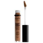 NYX Professional Makeup Can't Stop Won't Stop Concealer - Mahogny