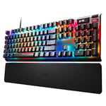 SteelSeries Apex Pro clavier gaming HyperMagnetic - Actionnement ajustable - Écran OLED - RGB - Port USB - Français AZERTY