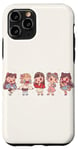 iPhone 11 Pro Cute Manga Chibi Girls In Different Moods Case