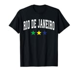 Rio De Janeiro Classy College Retro Style Novelty Souvenir T-Shirt