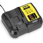 DCB112 Batteriladdare Ersättning för Dewalt 12V 20V och 60V Max Litium-jon Batteri DCB205 DCB112 DCB201 DCB200 DCB612