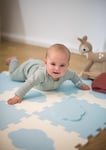 Abilica - BabyMat Puzzle - Blå/Sand