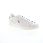 Lacoste Carnaby Set 224 2 SMA Mens Beige Leather Lifestyle Trainers Shoes